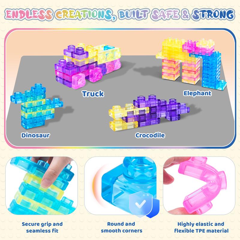 JelliBlox - Soft Gummy Building Blocks for Kids