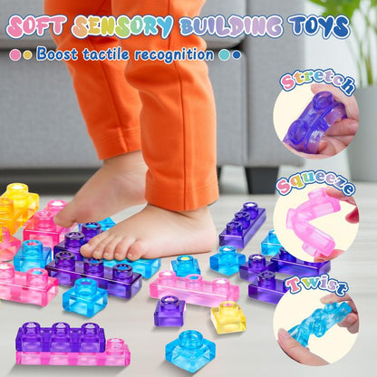 JelliBlox - Soft Gummy Building Blocks for Kids