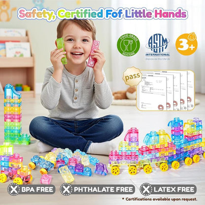 JelliBlox - Soft Gummy Building Blocks for Kids