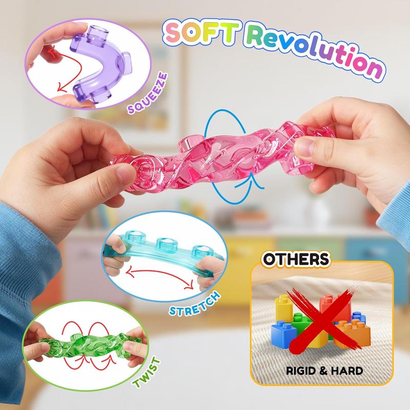 JelliBlox - Soft Gummy Building Blocks for Kids
