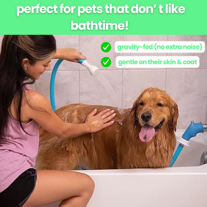 BathBuddy™: Slip-On Tub Hose